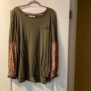 Free People long sleeve shirt